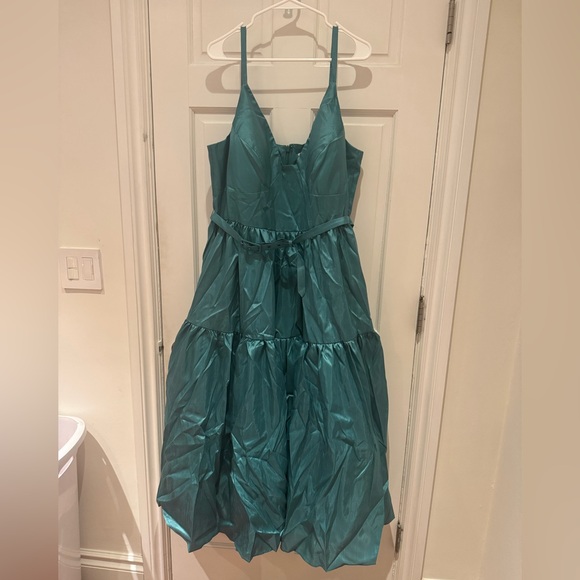 NWT Hutch Anthropologie Belted Bustier Tiered Atherton Dress Size 18W - Picture 10 of 10